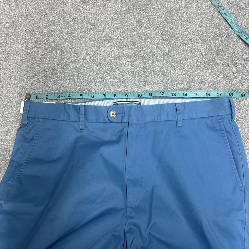 Peter Millar Pants Mens 35x29 Blue Chino Raleigh Washed Twill Pima Cotton NEW - Picture 5 of 11